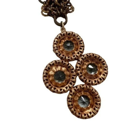 Vintage Catherine Popesco Swarovski Crystal Pendant - Picture 7 of 8